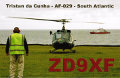 ZD9XF (ZD9 - Tristan Da Cunha & Gough Is.)